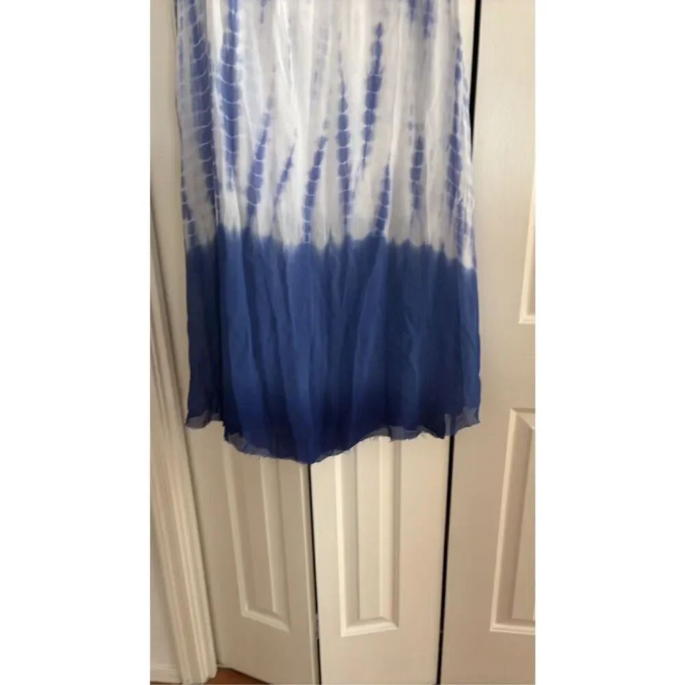 Soft Surroundings Lined Tie Dye Dress/Coverup